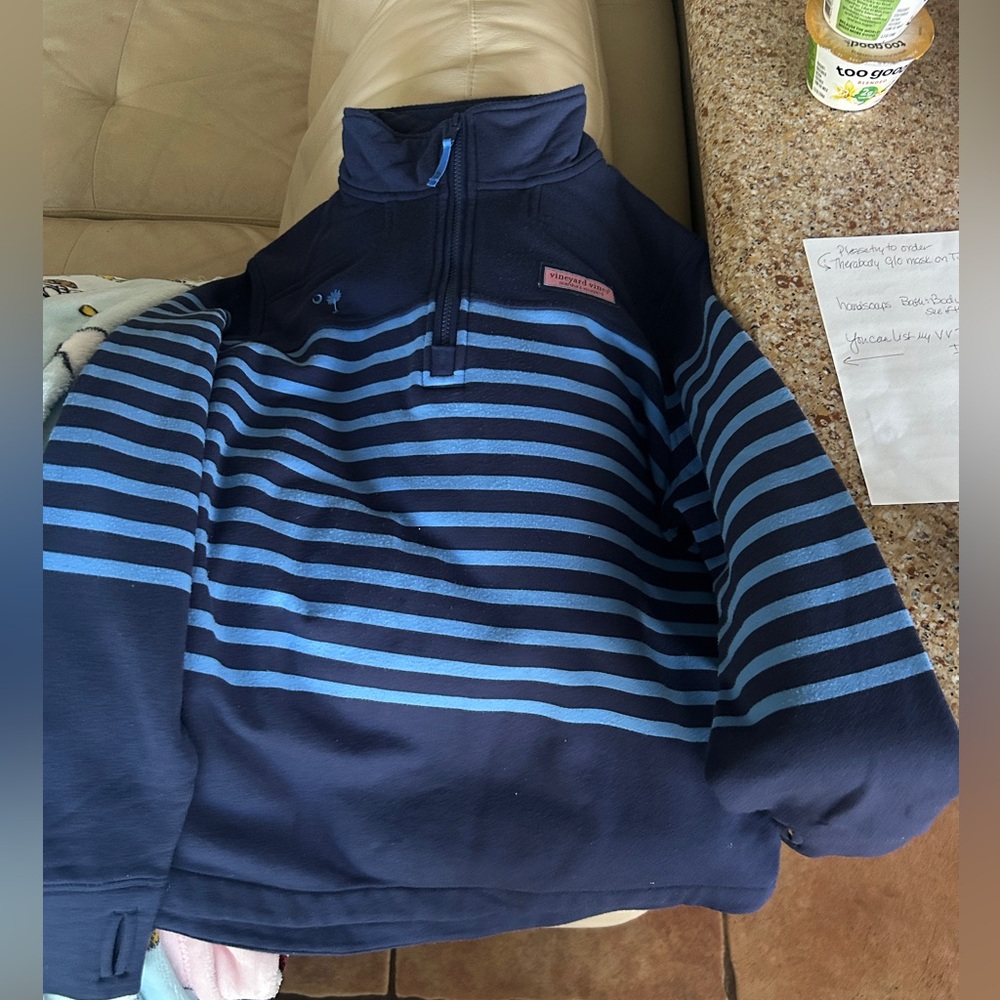 Vineyard Vines Navy Shep Shirt Button-Up Shirt